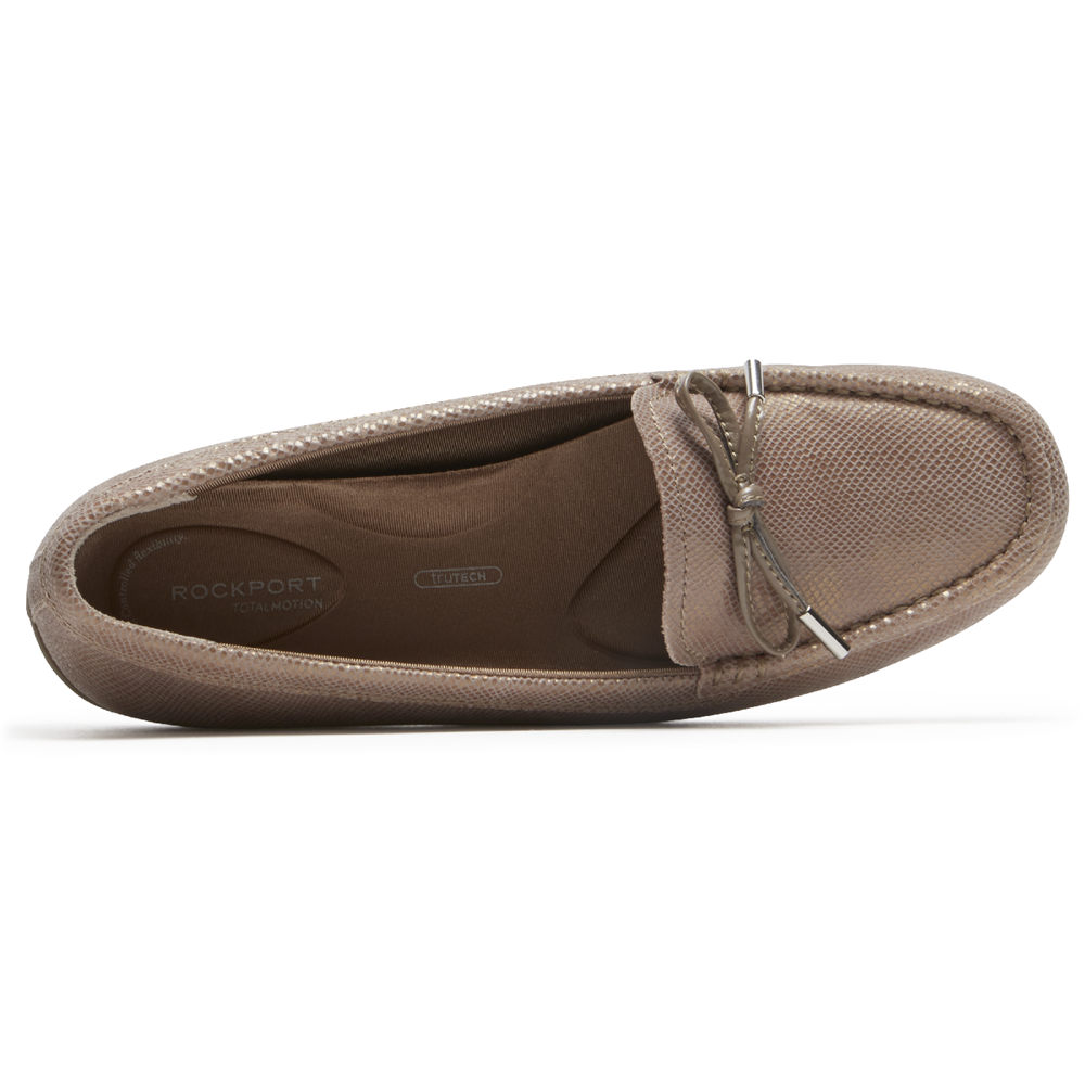 Sapatilhas Rockport Mulher Bege - Total Motion Driving Moc - 75308WFGA